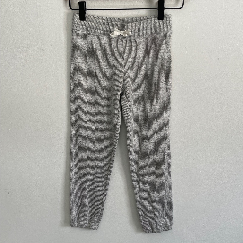 Carter's Kids Ribbed Gray Kids Joggers Size 8